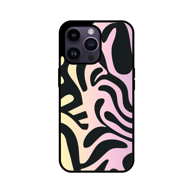 Wavy Ombre Retro - iPhone Case and Cover