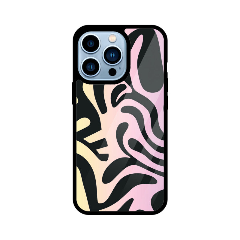 Wavy Ombre Retro - iPhone Case and Cover