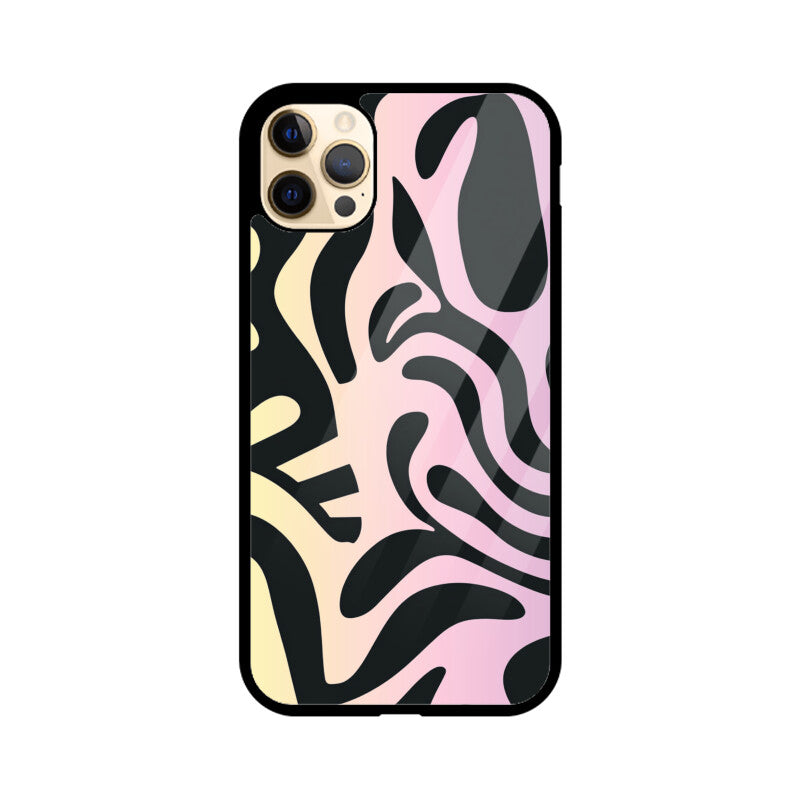 Wavy Ombre Retro - iPhone Case and Cover