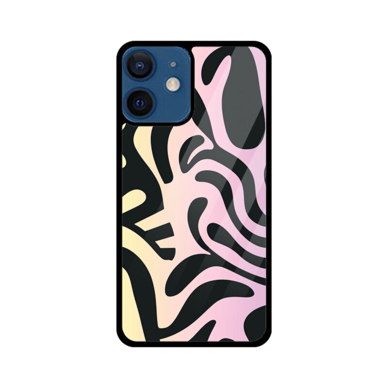 Wavy Ombre Retro - iPhone Case and Cover