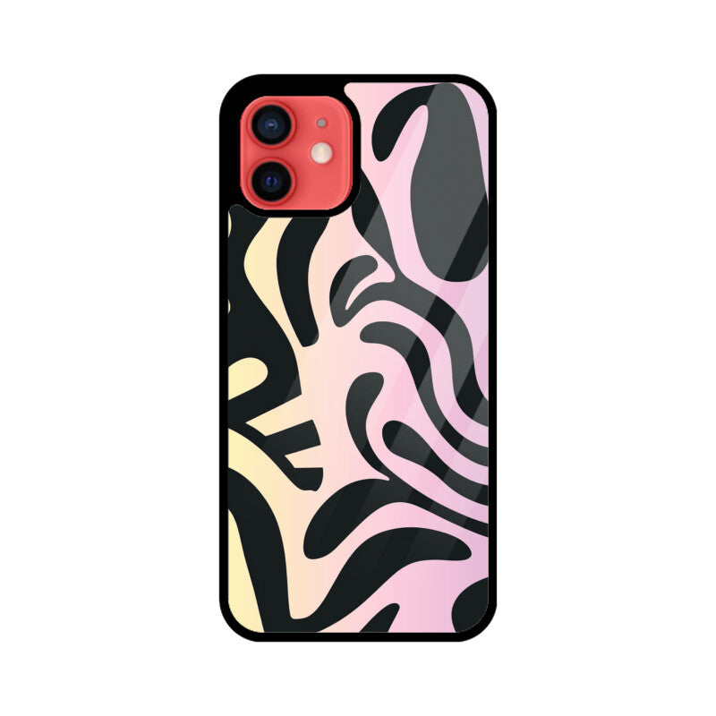 Wavy Ombre Retro - iPhone Case and Cover