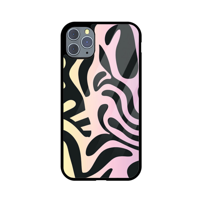 Wavy Ombre Retro - iPhone Case and Cover