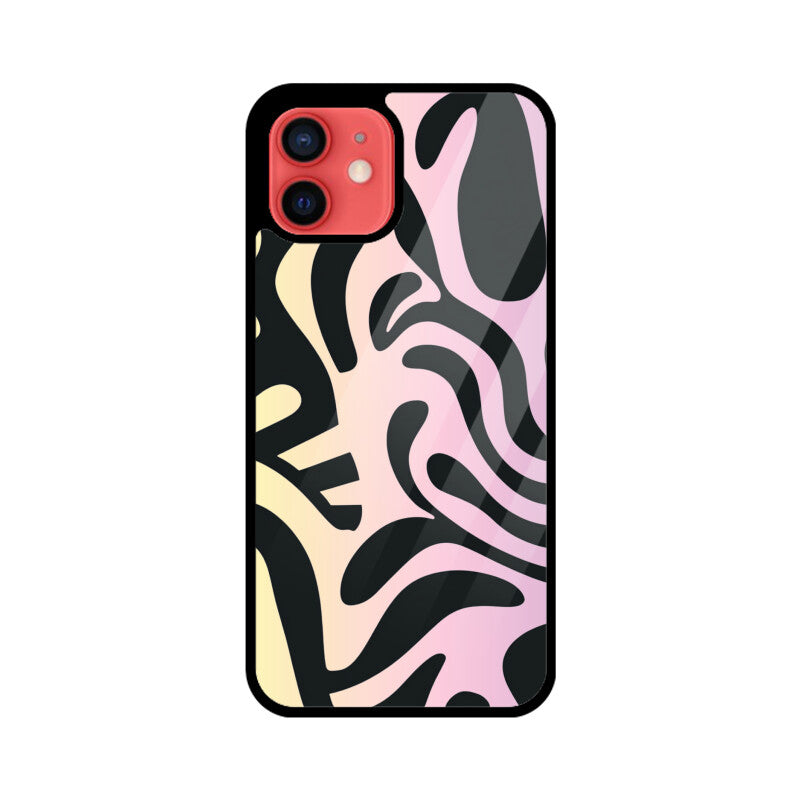Wavy Ombre Retro - iPhone Case and Cover