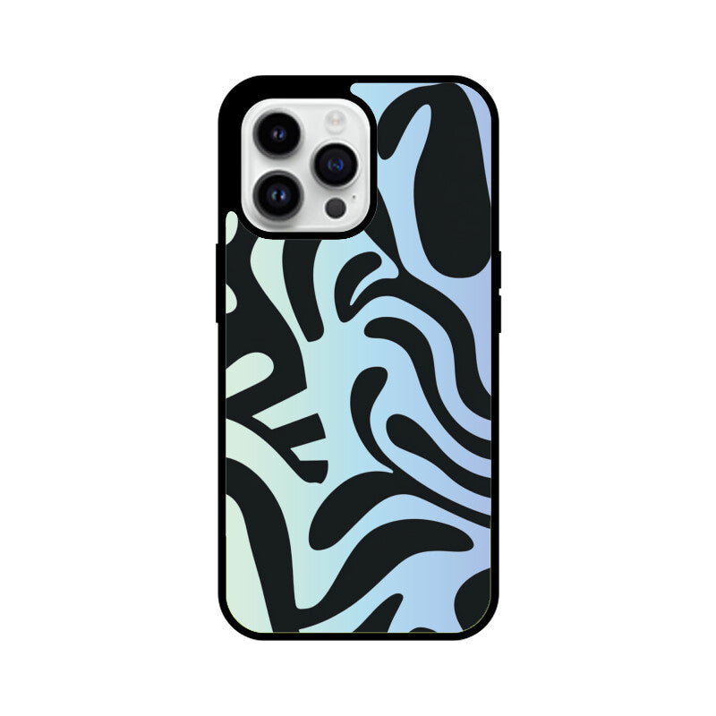 Wavy Ombre Retro - iPhone Case and Cover