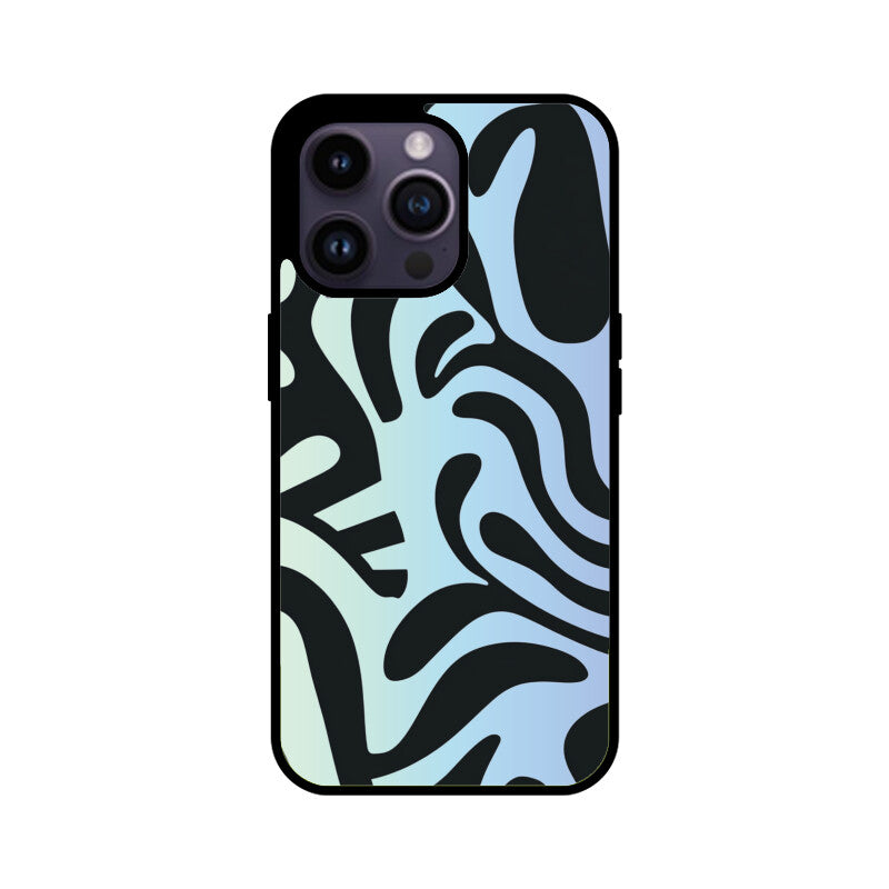 Wavy Ombre Retro - iPhone Case and Cover