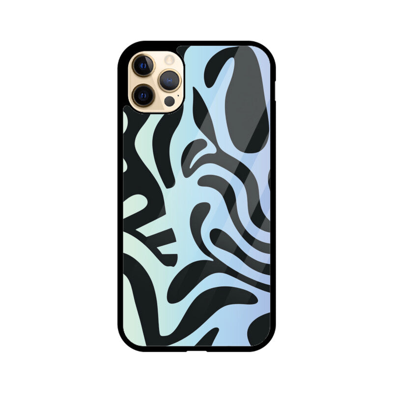 Wavy Ombre Retro - iPhone Case and Cover