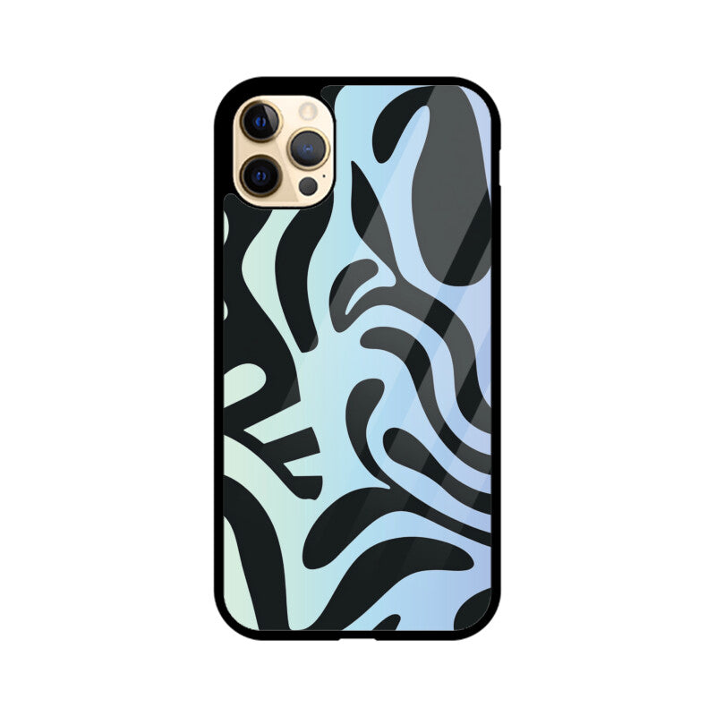 Wavy Ombre Retro - iPhone Case and Cover