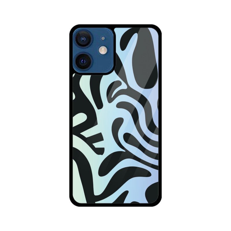 Wavy Ombre Retro - iPhone Case and Cover