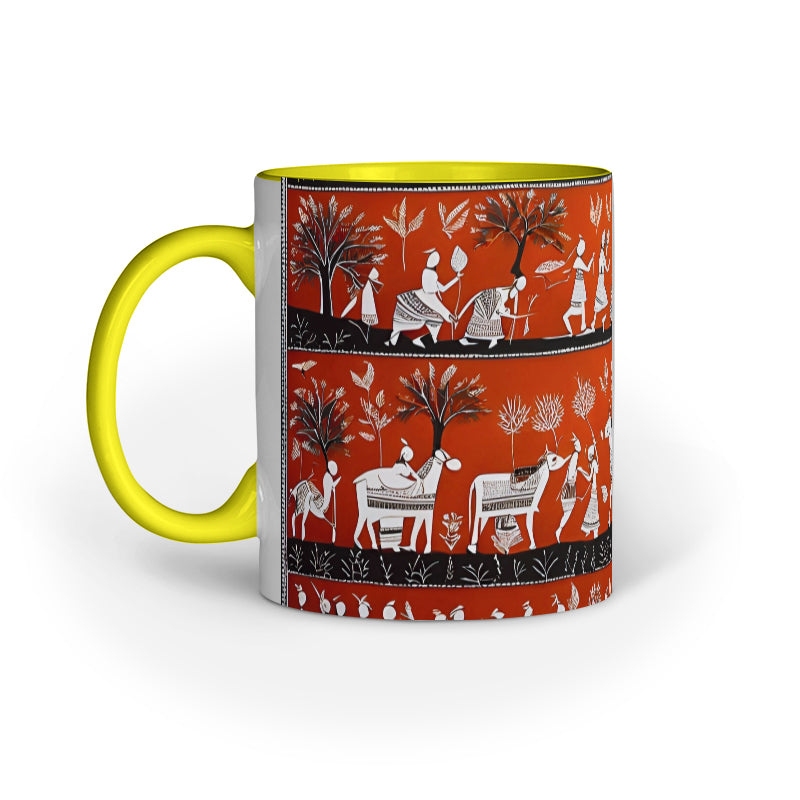 Warli - Ceramic Coffee Mug 11 ounce(330ml)