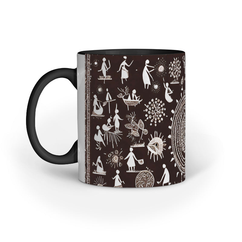 Warli - Ceramic Coffee Mug 11 ounce(330ml)