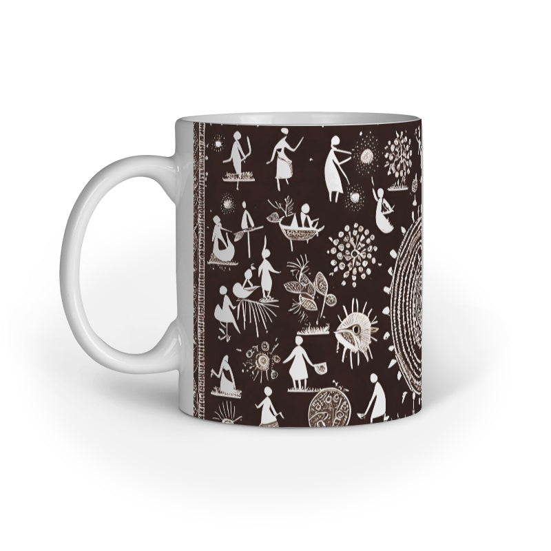 Warli - Ceramic Coffee Mug 11 ounce(330ml)