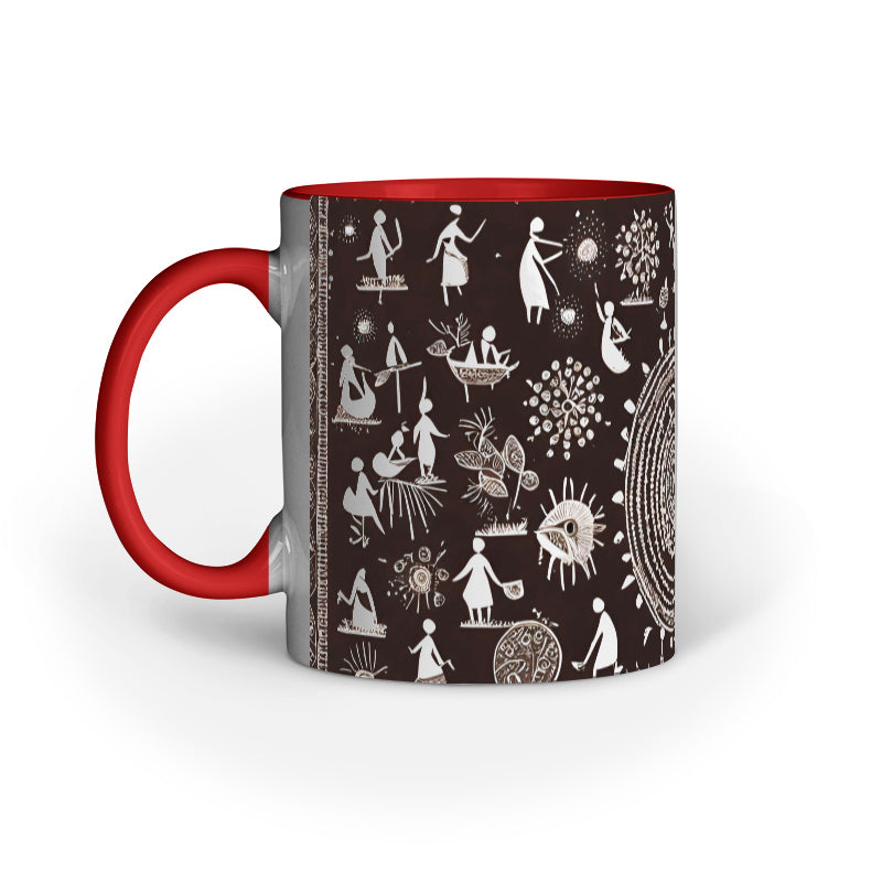 Warli - Ceramic Coffee Mug 11 ounce(330ml)
