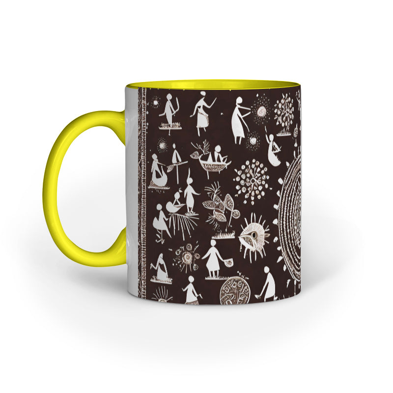 Warli - Ceramic Coffee Mug 11 ounce(330ml)