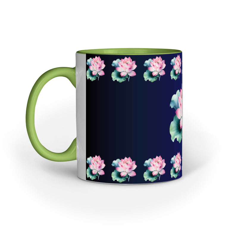 Lotus - Ceramic Coffee Mug 11 ounce(330ml)