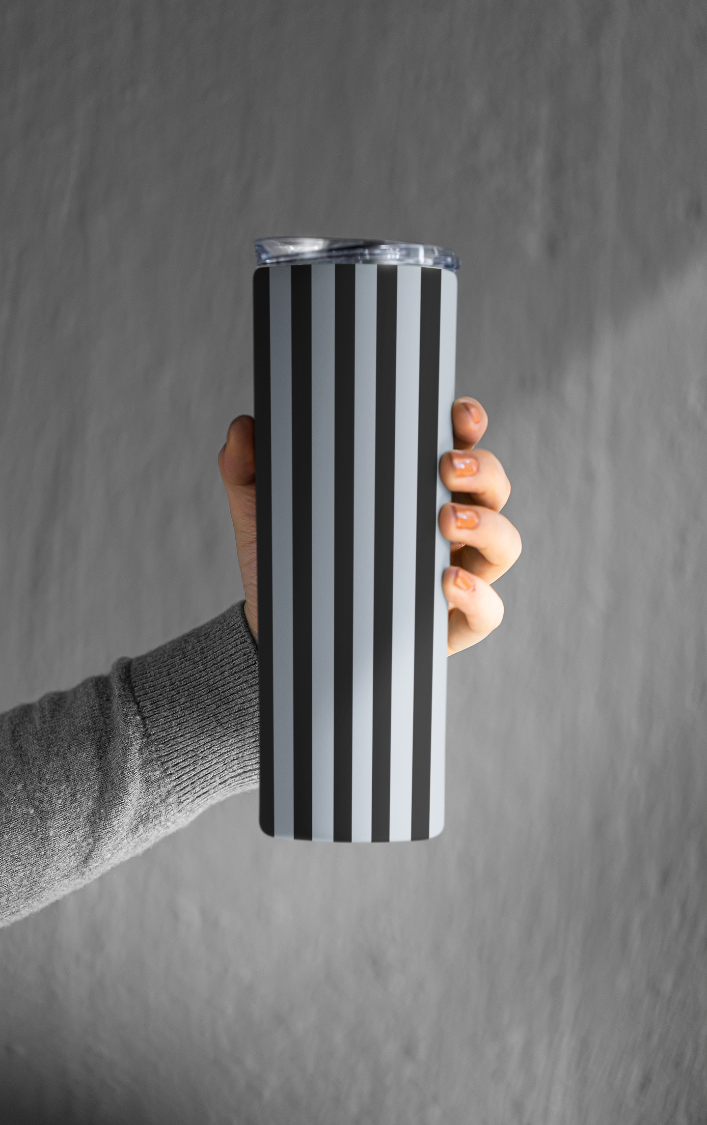 Stripped - Stainless Steel Tumbler Water Bottle 20 OZ(590ml) Coffee Tumbler