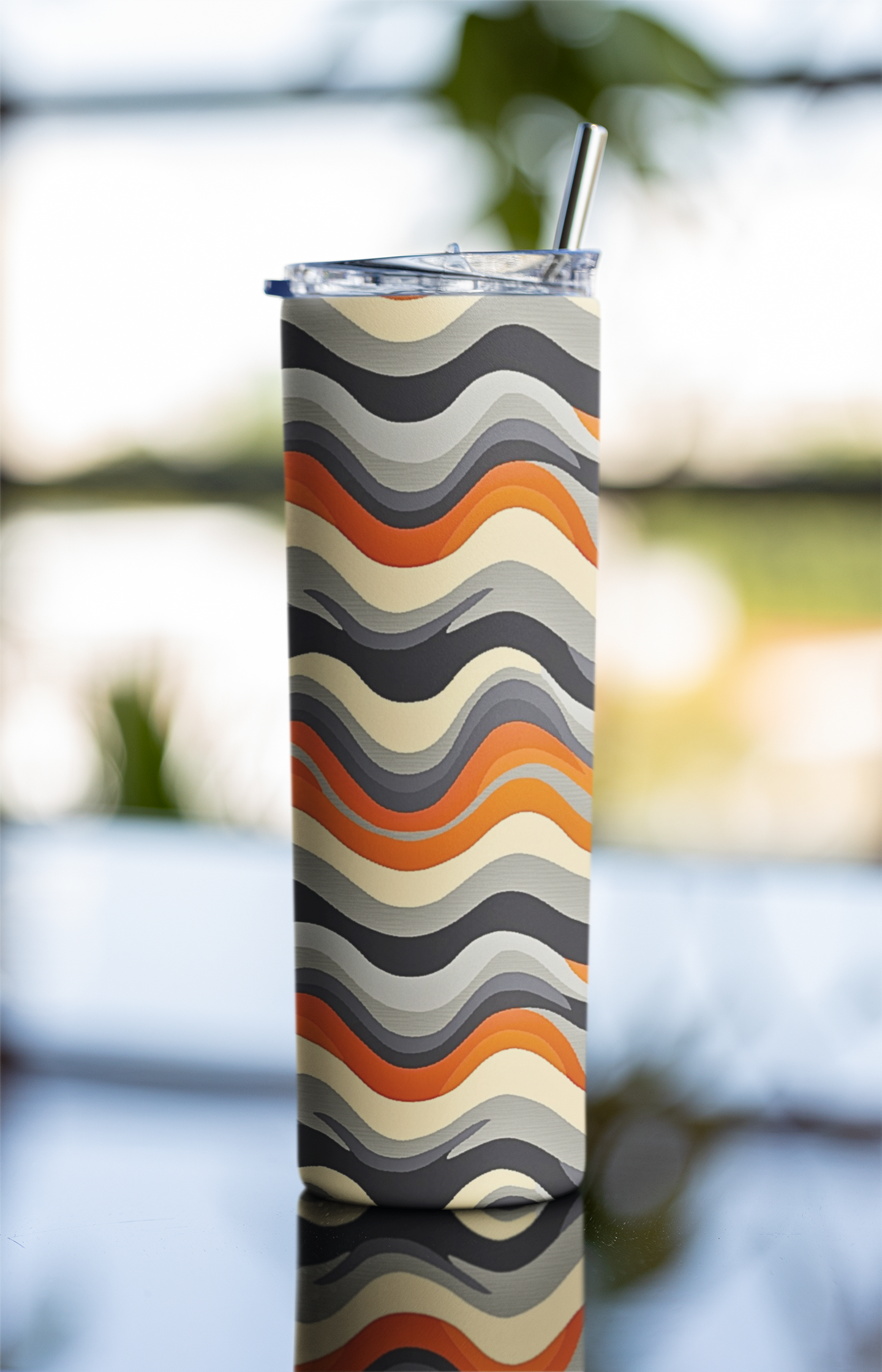 Abstract - Stainless Steel Tumbler Water Bottle 20 OZ(590ml) Coffee Tumbler
