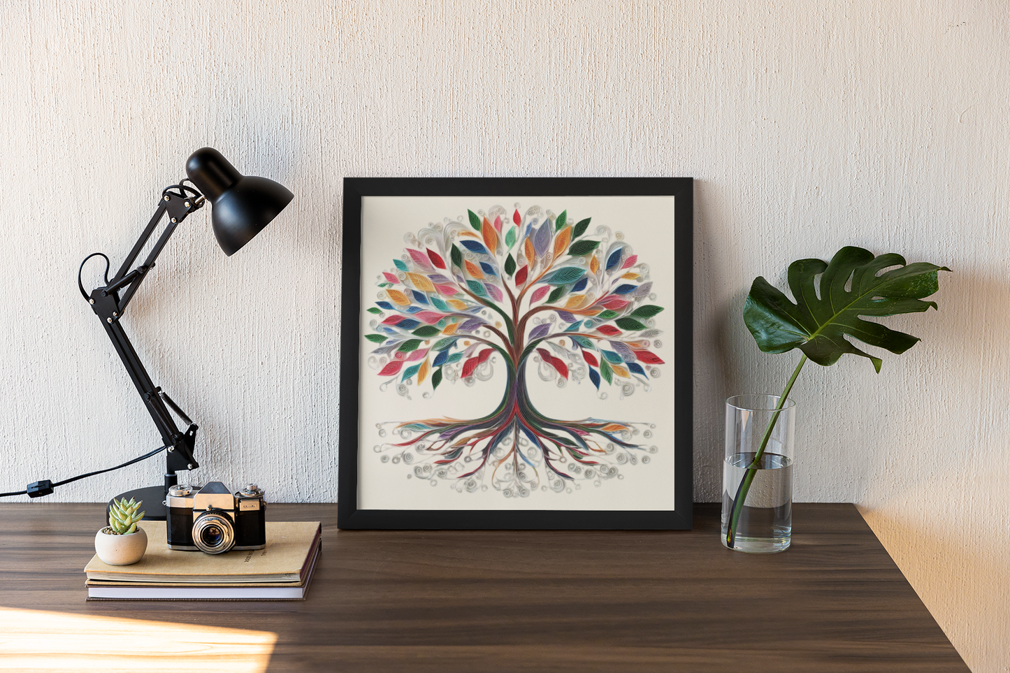 Tree Of Life - Wall Art Hanging For Home Decor ( 14 x 14 inches )