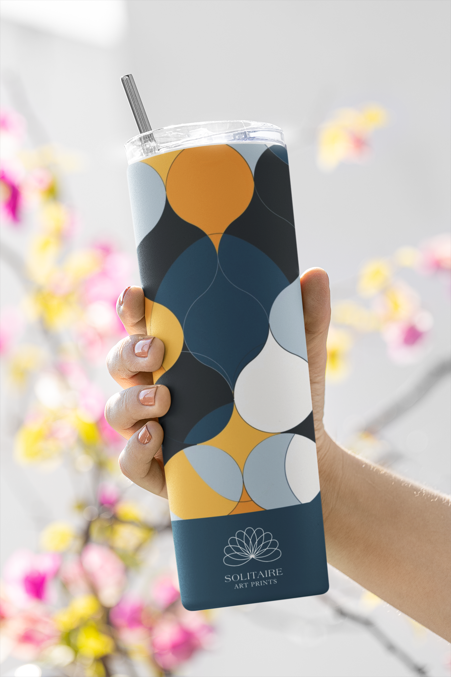 Abstract - Stainless Steel Tumbler Water Bottle 20 OZ(590ml) Coffee Tumbler