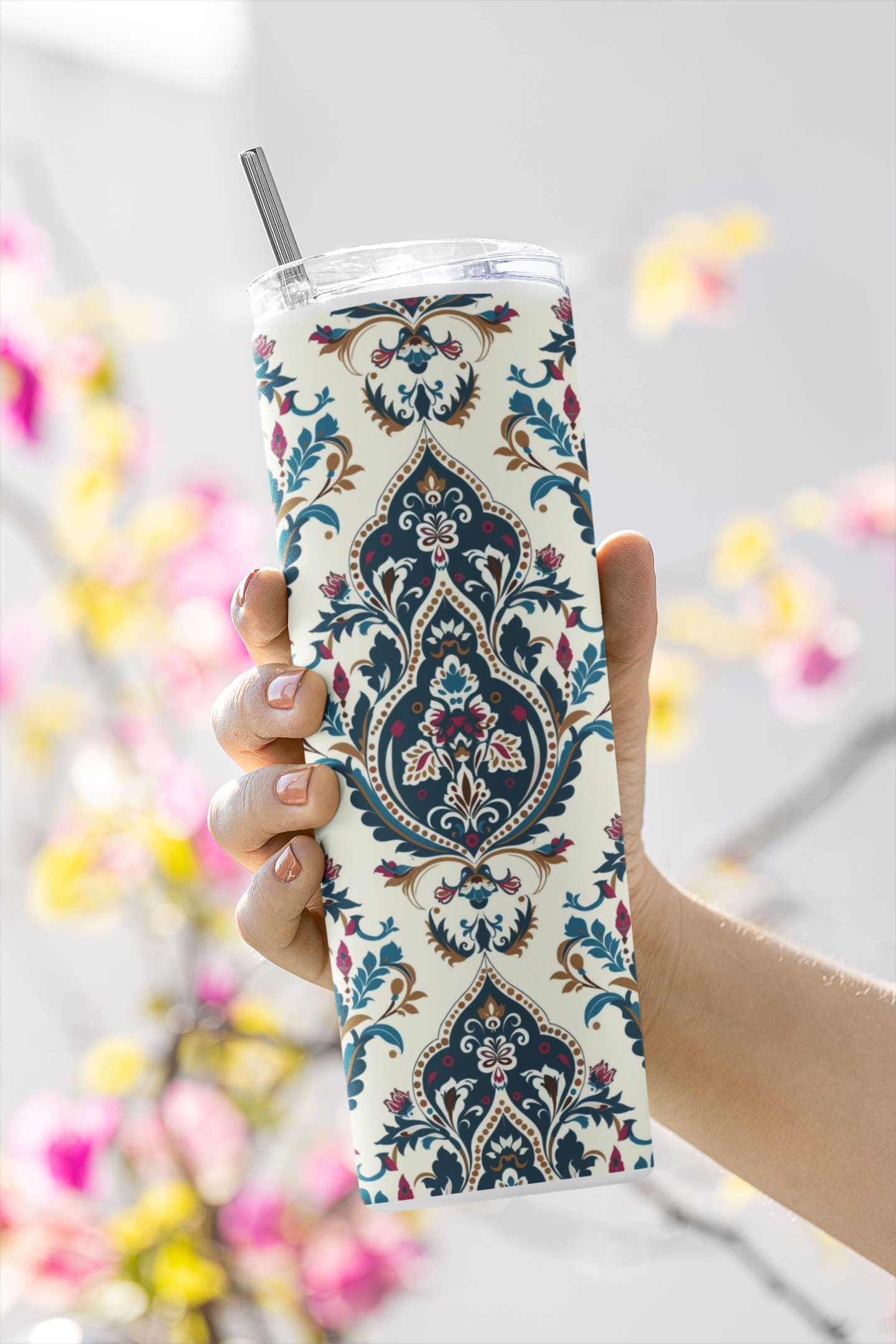 Ethnic - Stainless Steel Tumbler Water Bottle 20 OZ(590ml) Coffee Tumbler