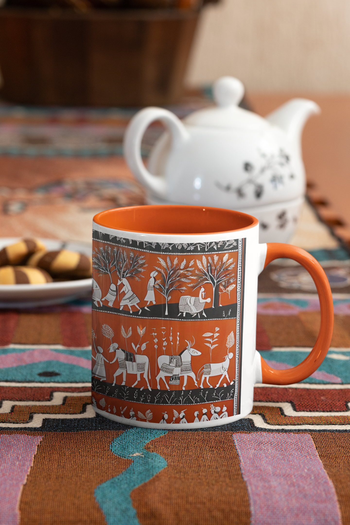 Warli - Ceramic Coffee Mug 11 ounce(330ml)