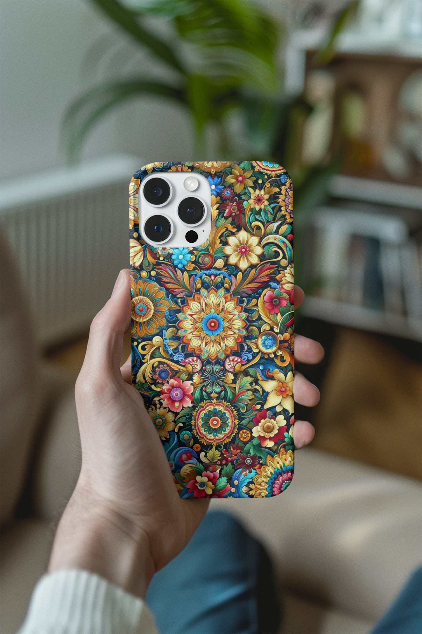 Floral Abstract - iPhone Case and Cover