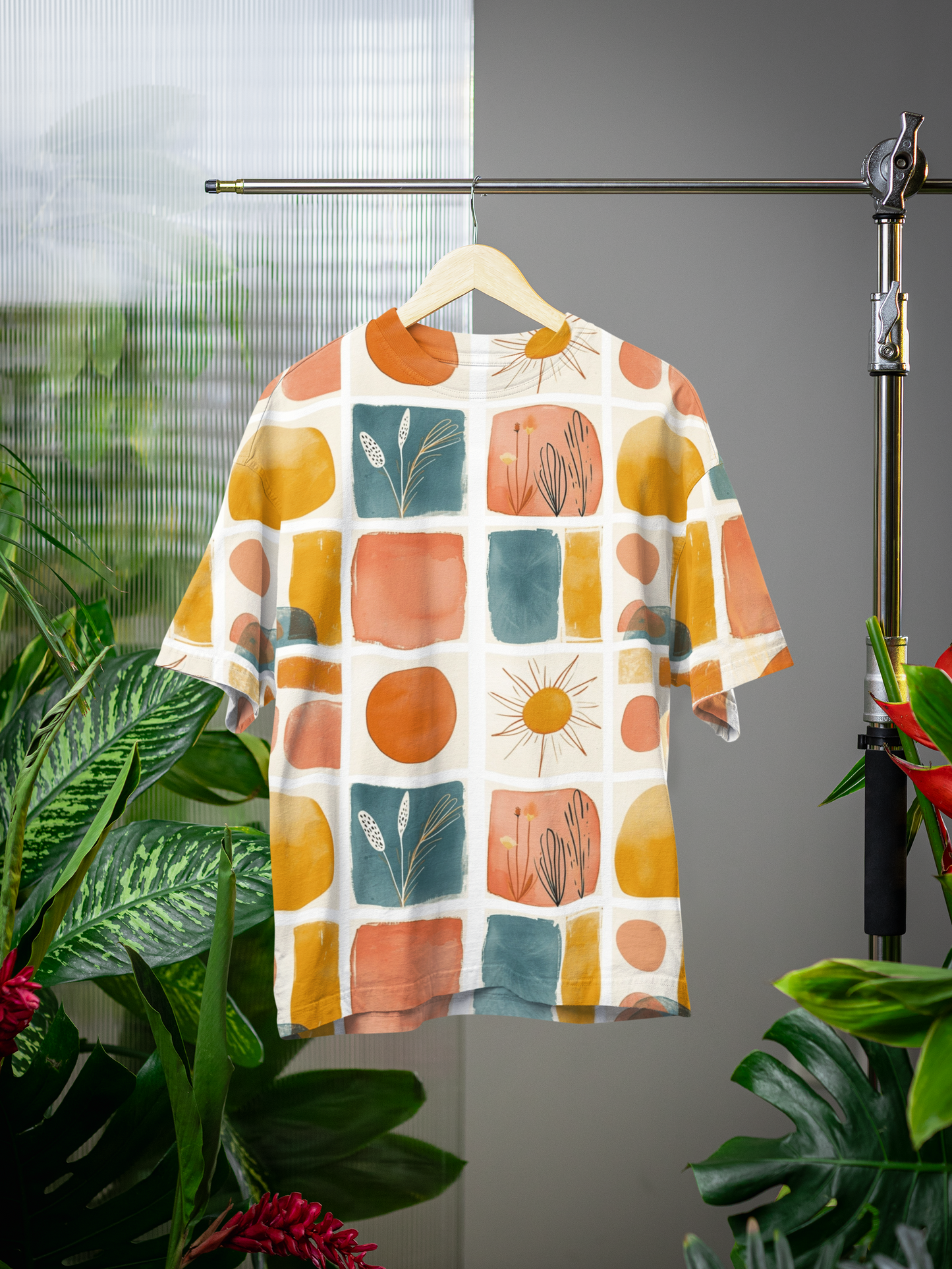 Geometric - All Over Print Oversized Tshirt For Men And Women Designer Unisex Tshirt