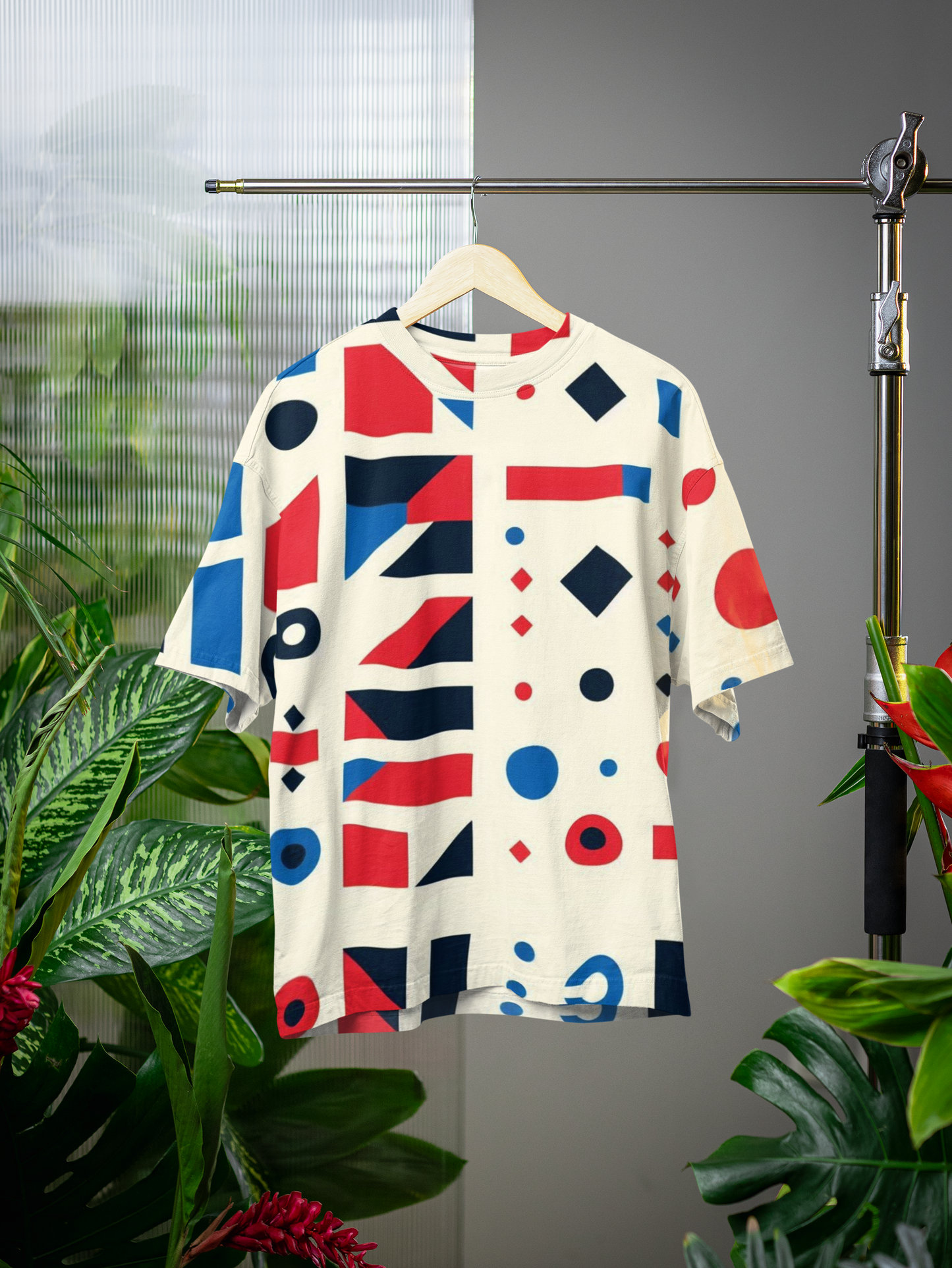 Geometric - All Over Print Oversized Tshirt For Men And Women Designer Unisex Tshirt