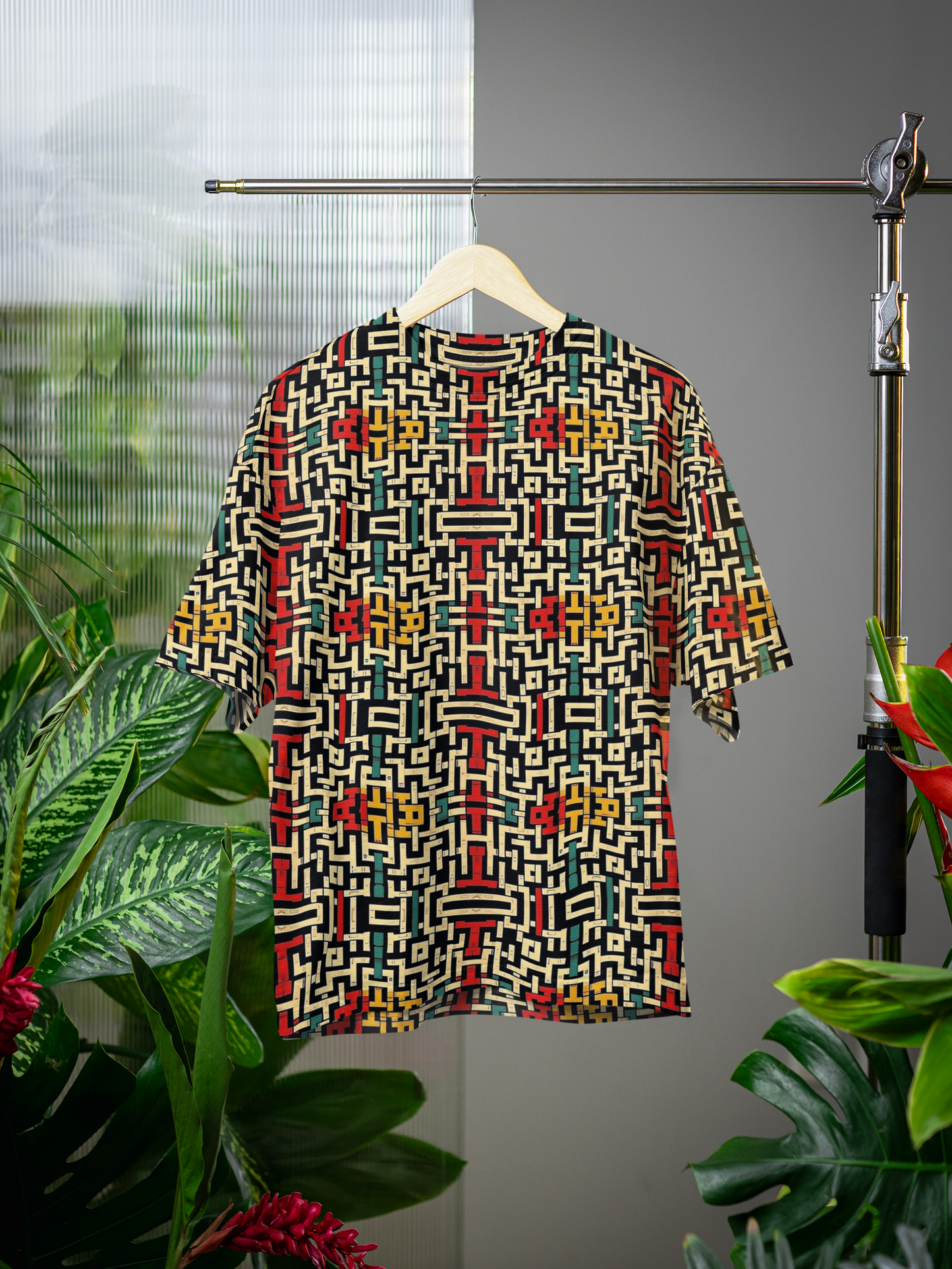 Geometric - All Over Print Oversized Tshirt For Men And Women Designer Unisex Tshirt