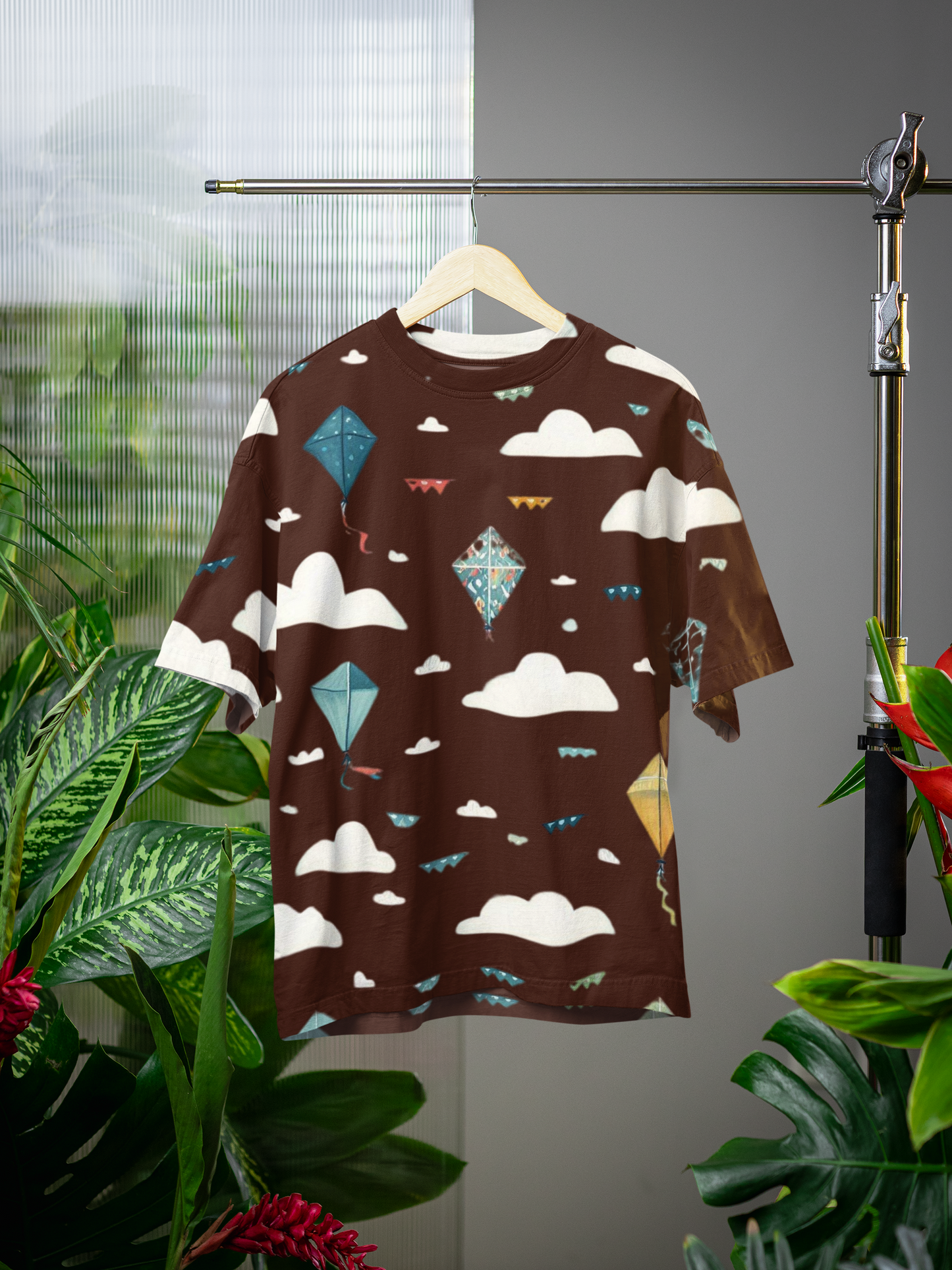 Kite- All Over Print Oversized Tshirt For Men And Women Designer Unisex Tshirt
