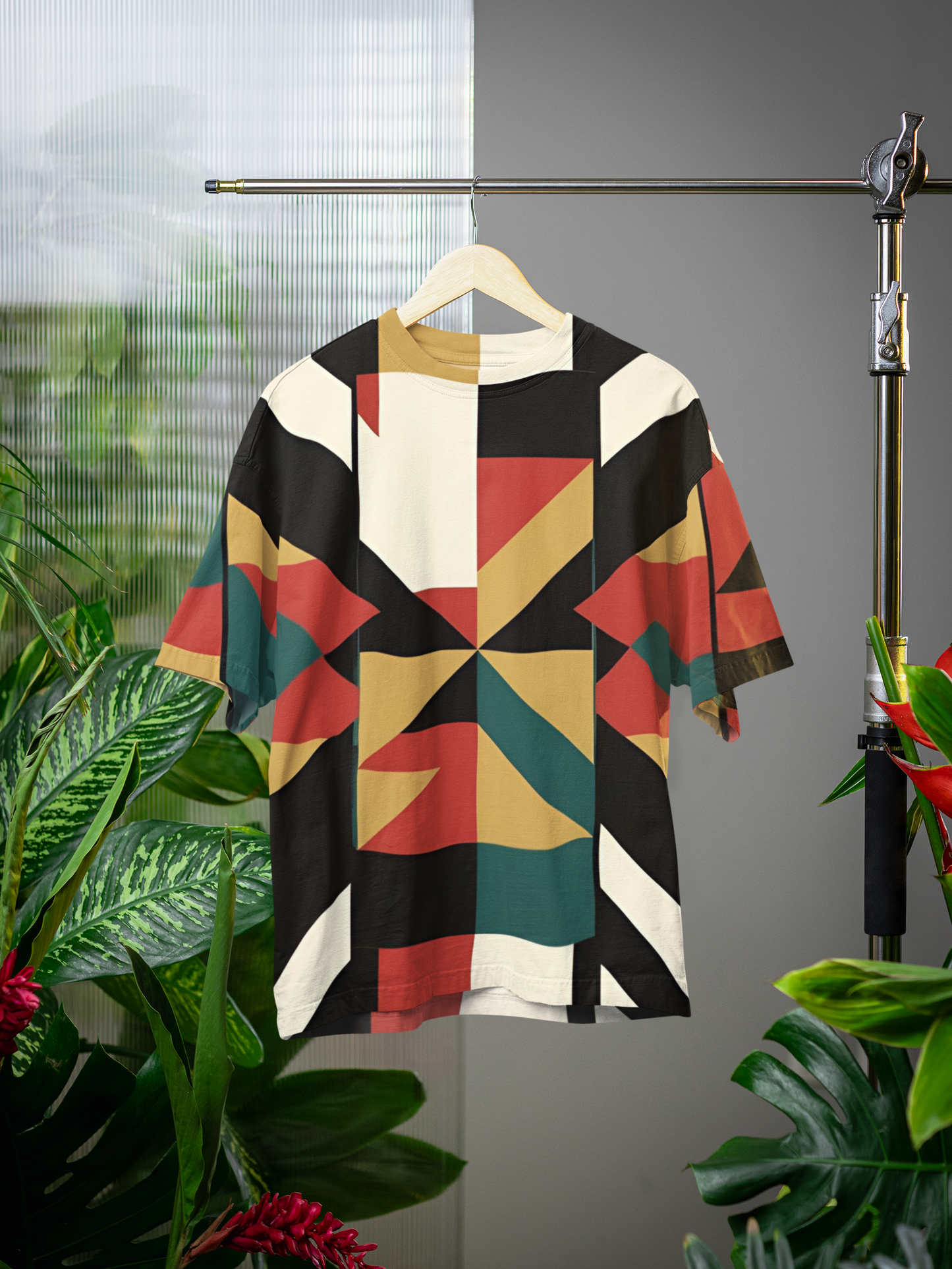 Geometric - All Over Print Oversized Tshirt For Men And Women Designer Unisex Tshirt