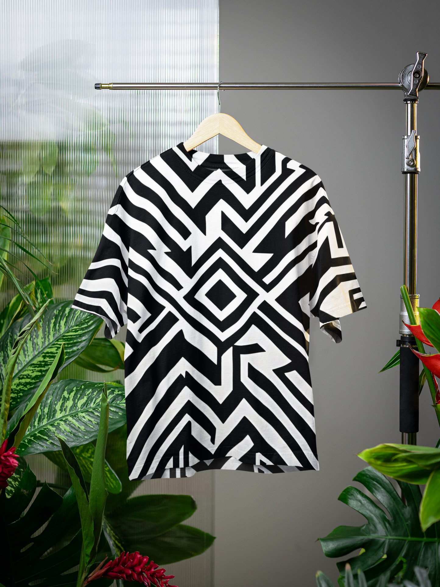 Geometric - All Over Print Oversized Tshirt For Men And Women Designer Unisex Tshirt
