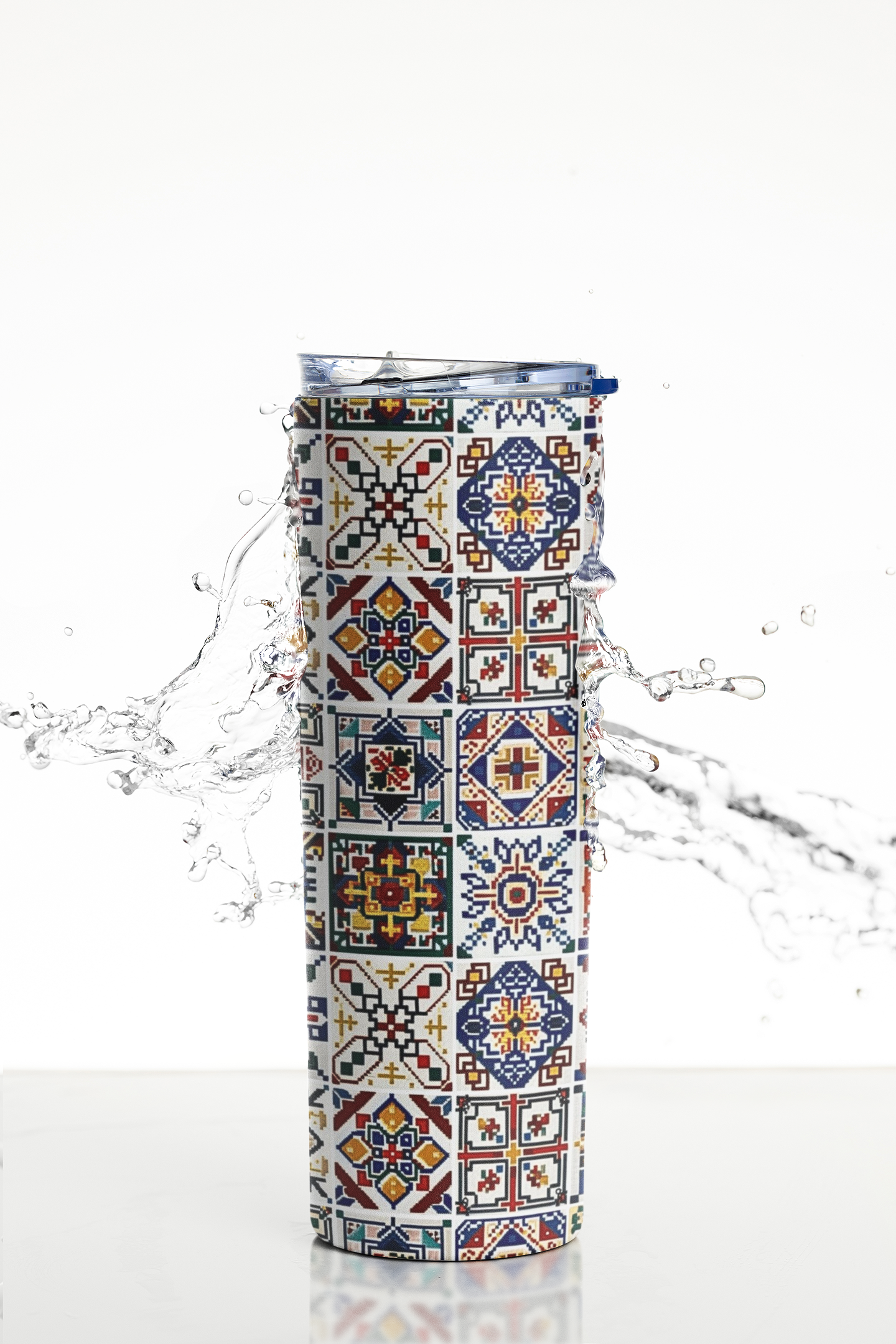 Moroccan - Stainless Steel Tumbler Water Bottle 20 OZ(590ml) Coffee Tumbler