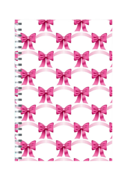 Coquette - Spiral Notepad A5 Unruled Notebook 120 Pages