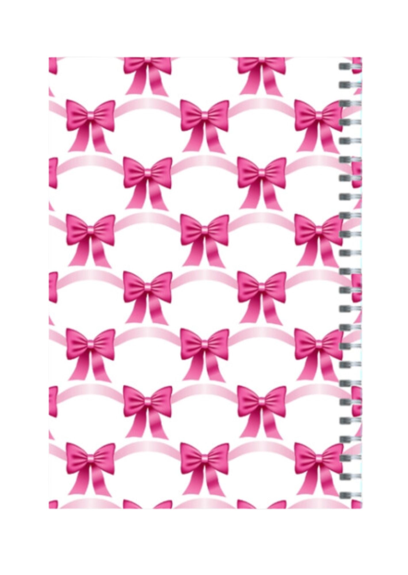 Coquette - Spiral Notepad A5 Unruled Notebook 120 Pages