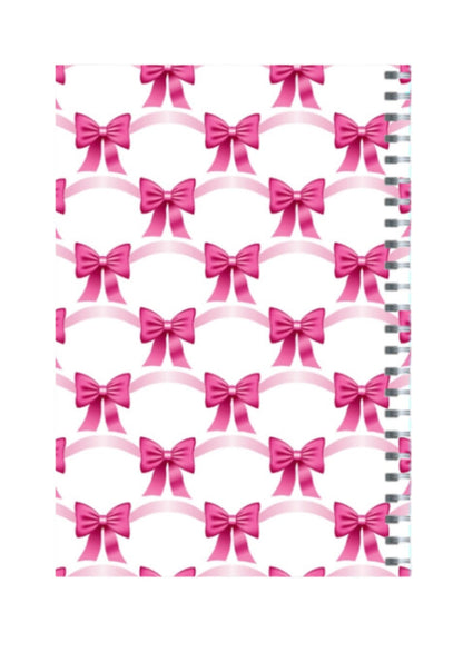 Coquette - Spiral Notepad A5 Unruled Notebook 120 Pages