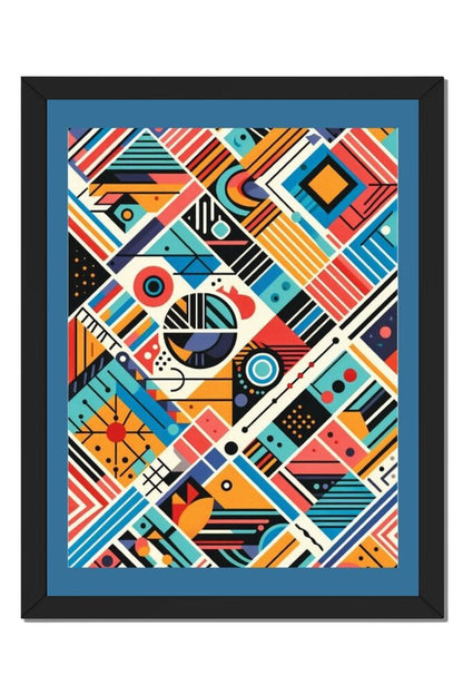 Geometric - Wall Art Hanging For Home Decor (18 x 24 inches)