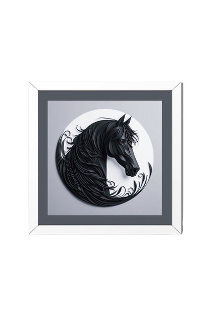 Quilled Horse - Wall Art Hanging For Home Decor ( 14 x 14 inches)