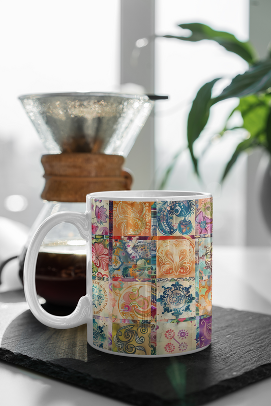 Cross Stich  - Ceramic Coffee Mug 11 ounce(330ml)