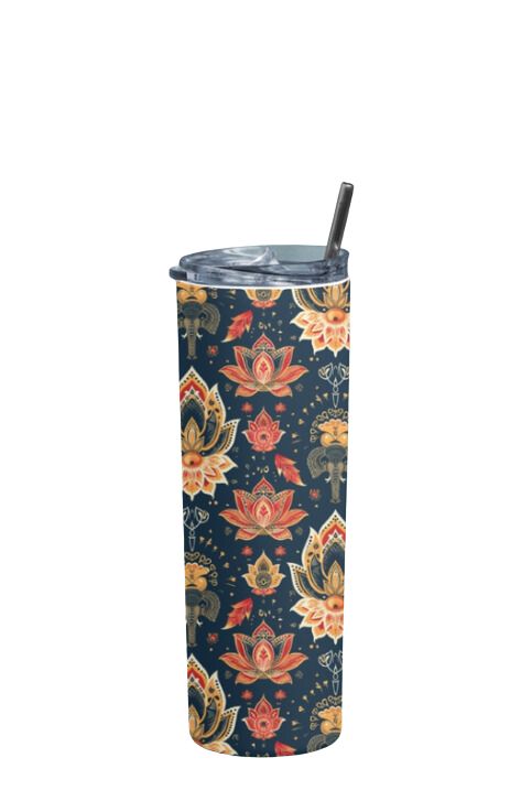 Ethnic - Stainless Steel Tumbler Water Bottle 20 OZ(590ml) Coffee Tumbler