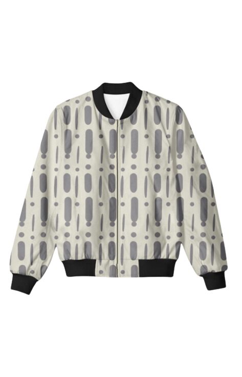 Cream - Unisex Bomber Jacket For Men And Women