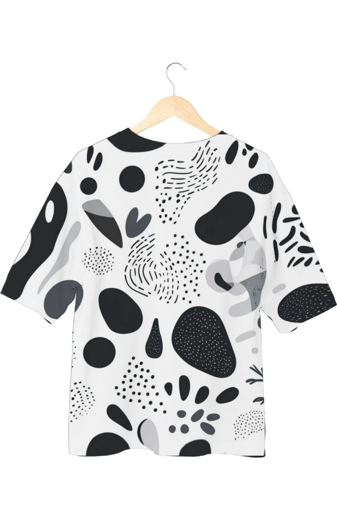 Abstract - All Over Print Oversized Tshirt For Men And Women Designer Unisex Tshirt