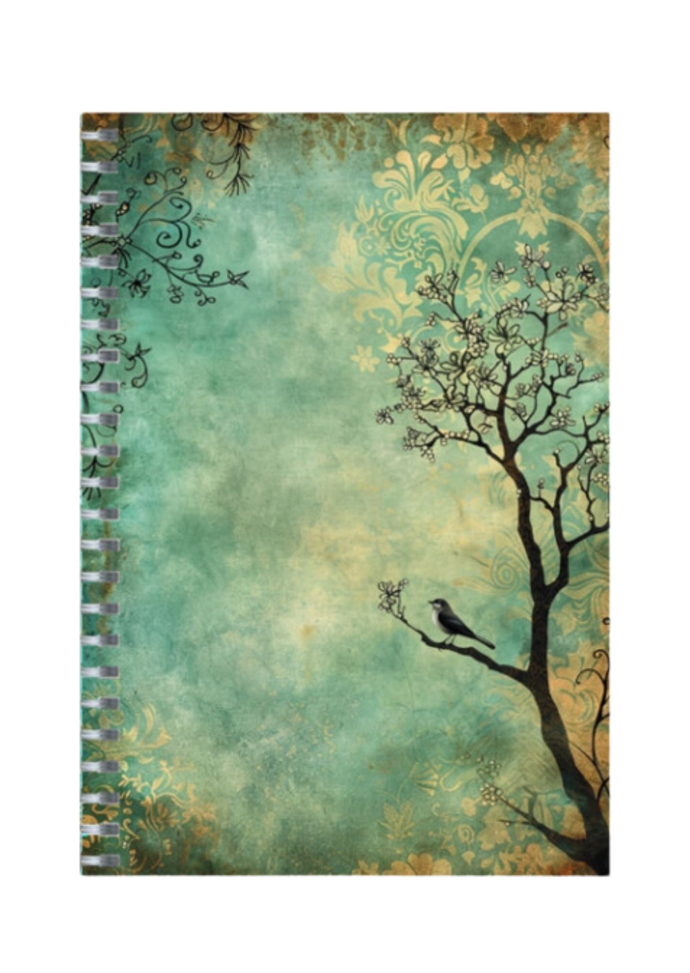 Quirky - Spiral Notepad A5 Unruled Notebook 120 Pages