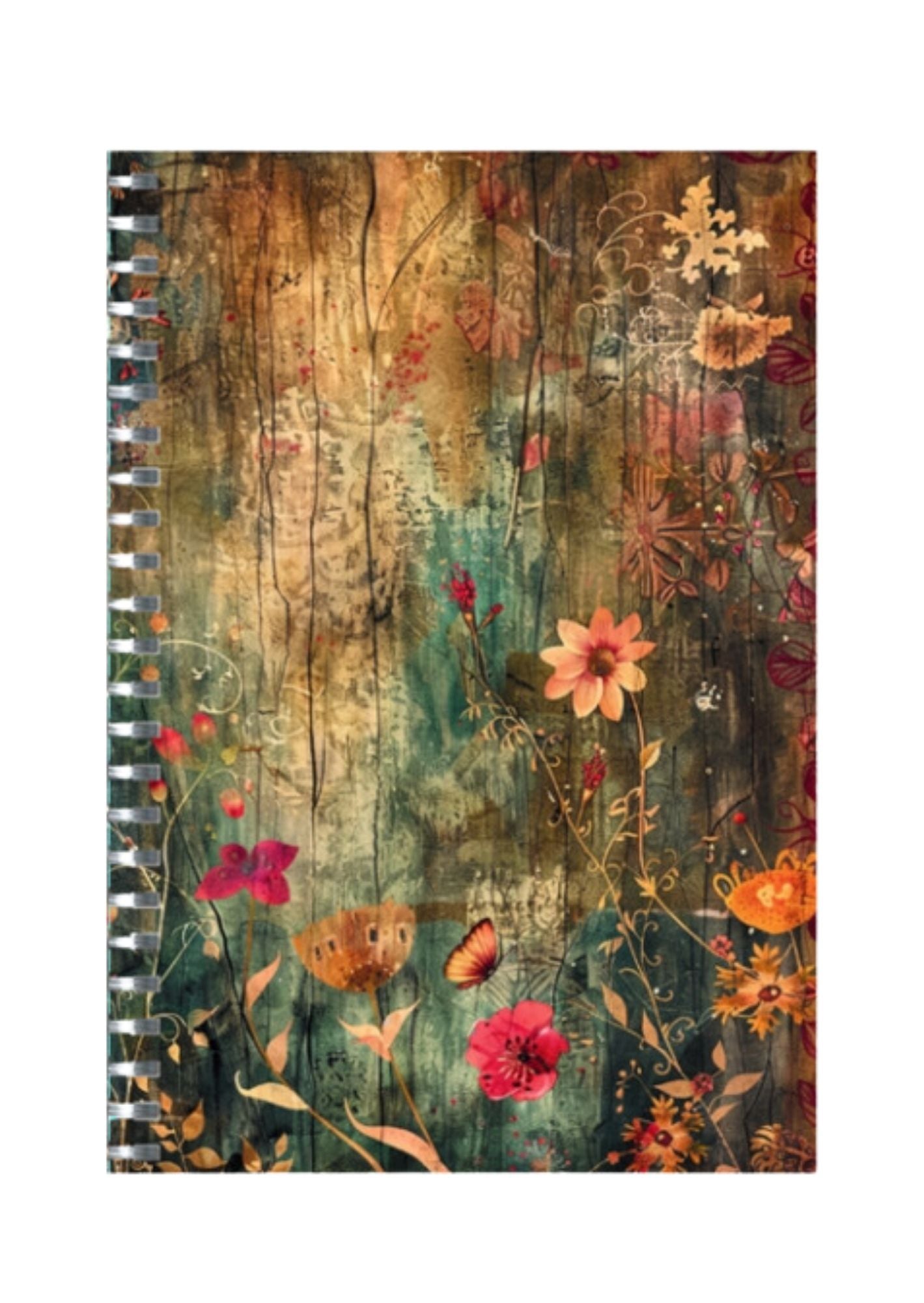 Quirky - Spiral Notepad A5 Unruled Notebook 120 Pages