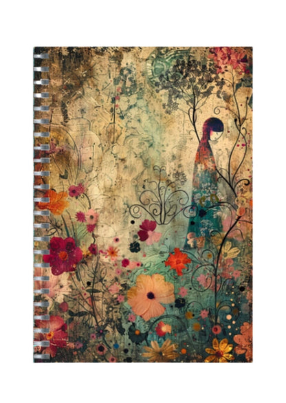 Quirky - Spiral Notepad A5 Unruled Notebook 120 Pages