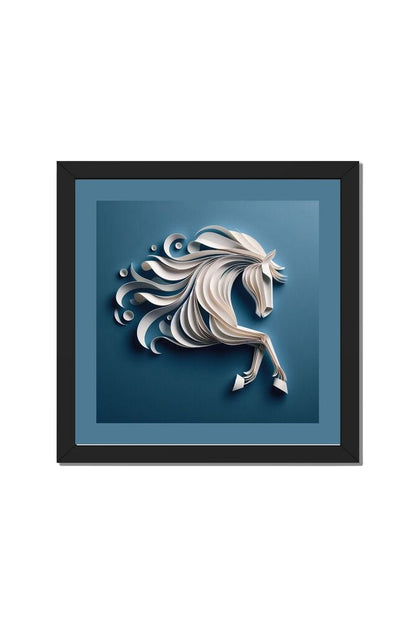 Quilled Horse - Wall Art Hanging For Home Decor ( 14 x 14 inches)
