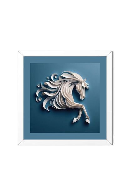 Quilled Horse - Wall Art Hanging For Home Decor ( 14 x 14 inches)
