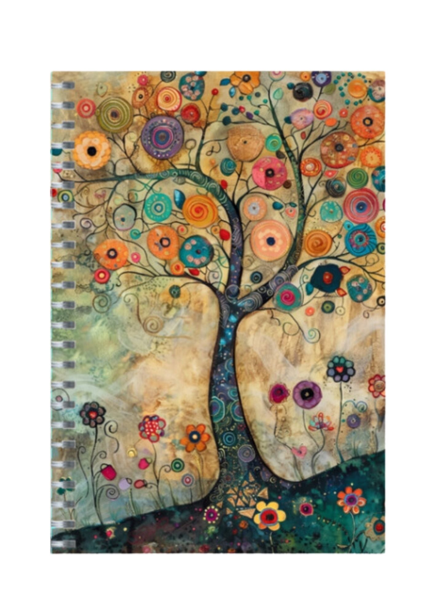 Quirky - Spiral Notepad A5 Unruled Notebook 120 Pages