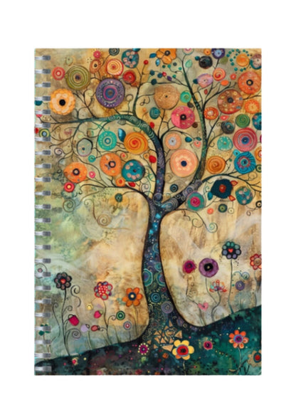 Quirky - Spiral Notepad A5 Unruled Notebook 120 Pages