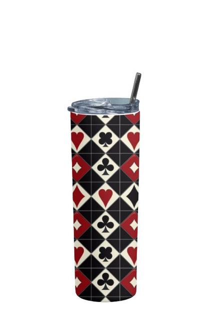 Designer Deck - Stainless Steel Tumbler Water Bottle 20 OZ(590ml) Coffee Tumbler