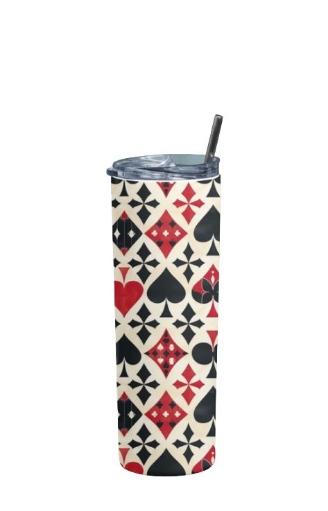Designer Deck - Stainless Steel Tumbler Water Bottle 20 OZ(590ml) Coffee Tumbler